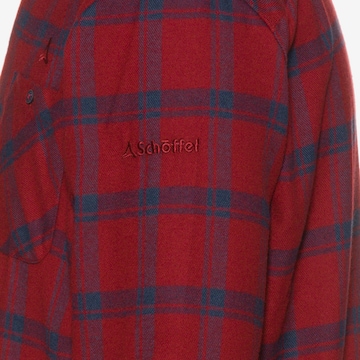 Schöffel Regular fit Athletic Button Up Shirt 'Gateshead' in Red