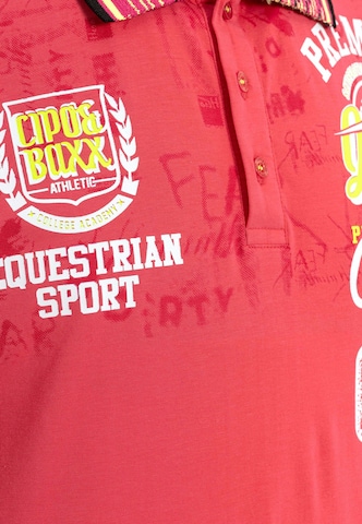 CIPO & BAXX Poloshirt in Rot