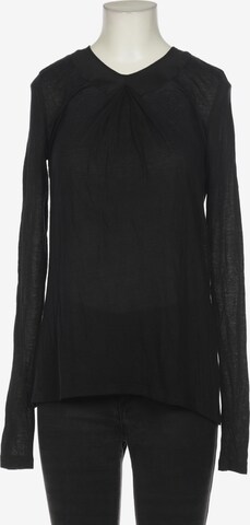 Stefanel Langarmshirt M in Schwarz: predná strana