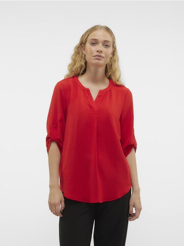 Chemisier VERO MODA en rouge : devant