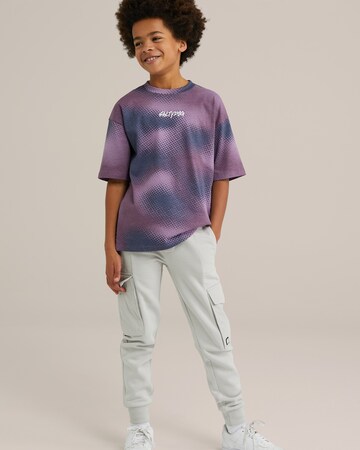 WE Fashion Regular Trousers in White