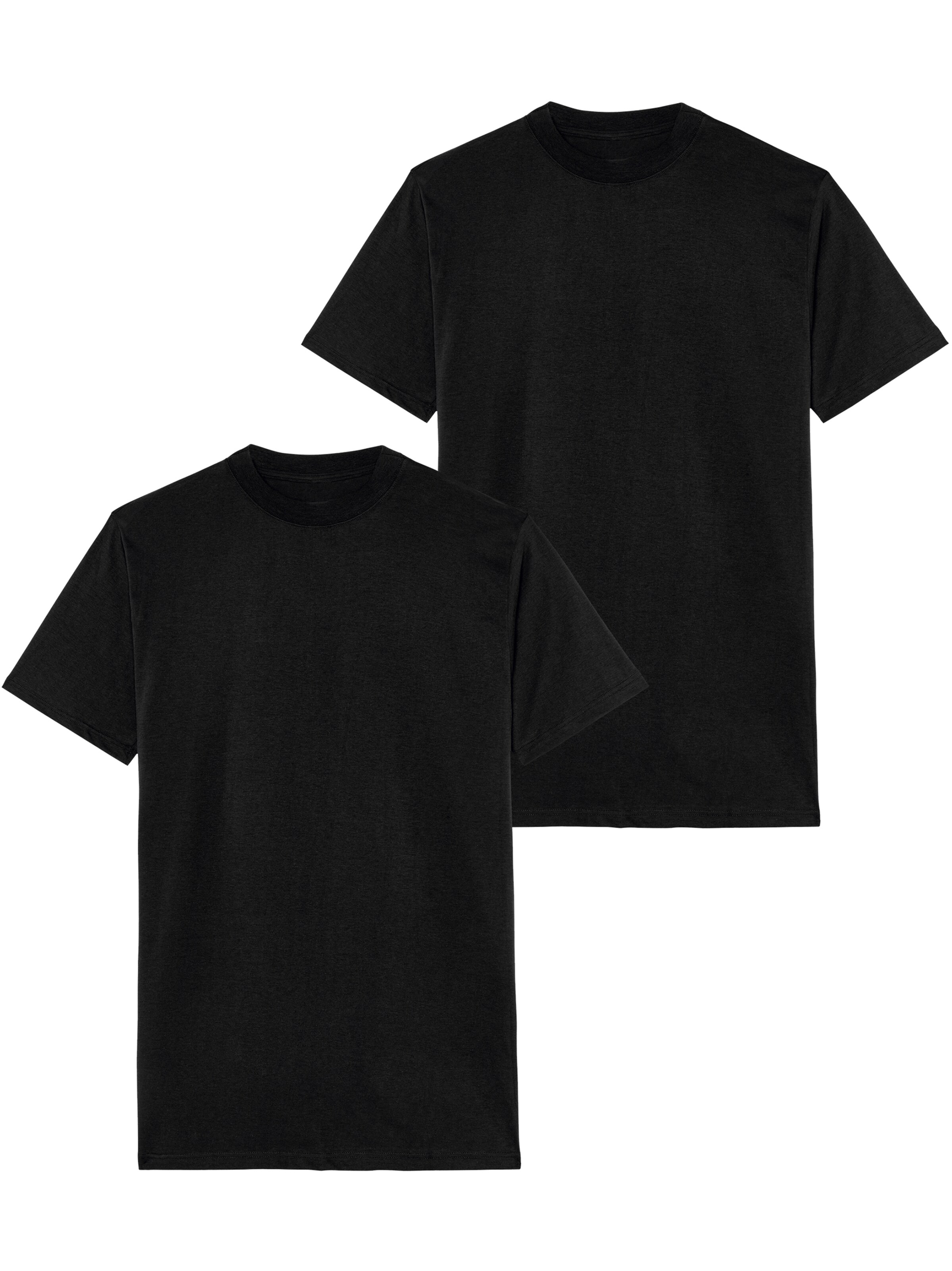 HOM T-Shirt ' Harro ' in Schwarz: Vorderseite