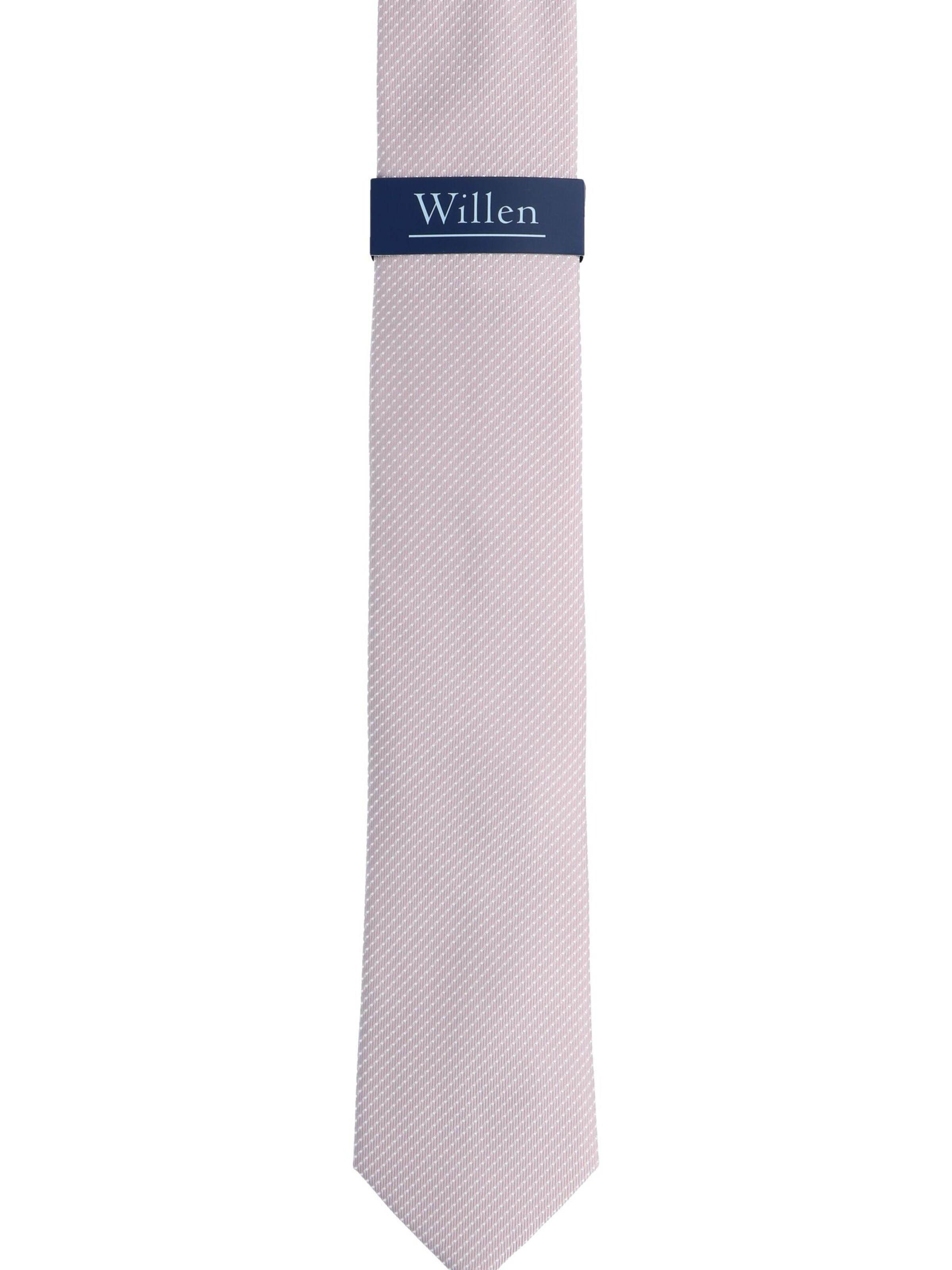 WILLEN Tie 'Tupfen' in Pink