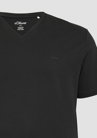 s.Oliver T-Shirt in Schwarz