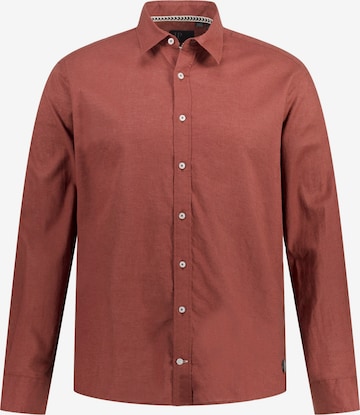 JP1880 Button Up Shirt in Red: front