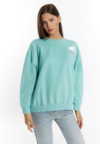 MYMO Sweatshirt 'Keepsudry' in Blau: predná strana