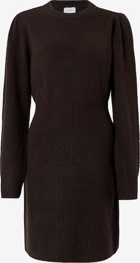 Megzta suknelė iš VILA, spalva – šokolado spalva, Prekių apžvalga