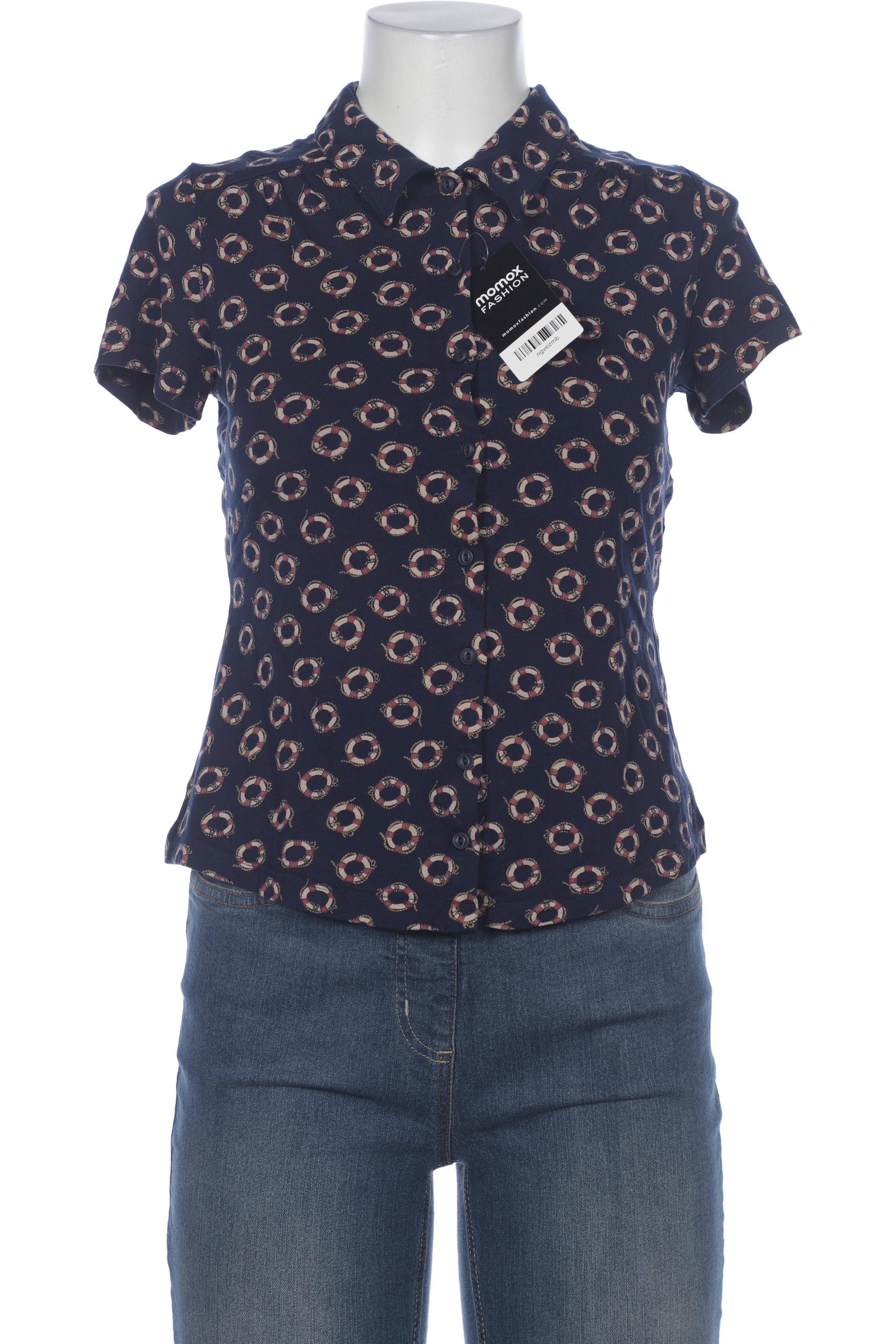 King Louie Bluse M in Blau: Vorderseite