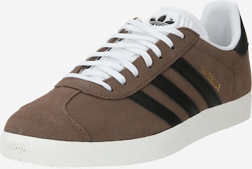 ADIDAS ORIGINALS Низкие кроссовки 'GAZELLE' в Коричневый: спереди