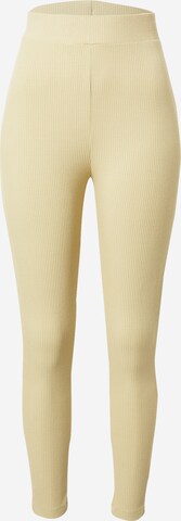 NA-KD Skinny Leggings in Beige: front