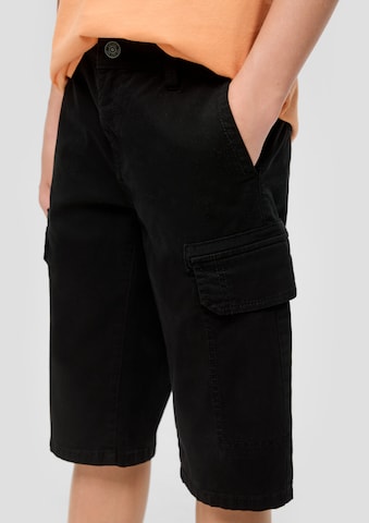 s.Oliver Slimfit Broek in Zwart