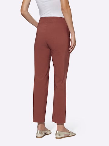 heine - regular Pantalón en marrón