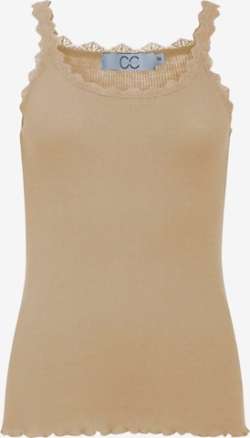 Coster Copenhagen - Top ' POPPY ' en marrón: frente