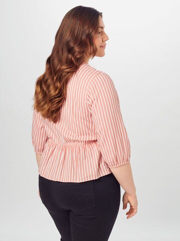 ABOUT YOU Curvy Blouse 'Linn' in Roze