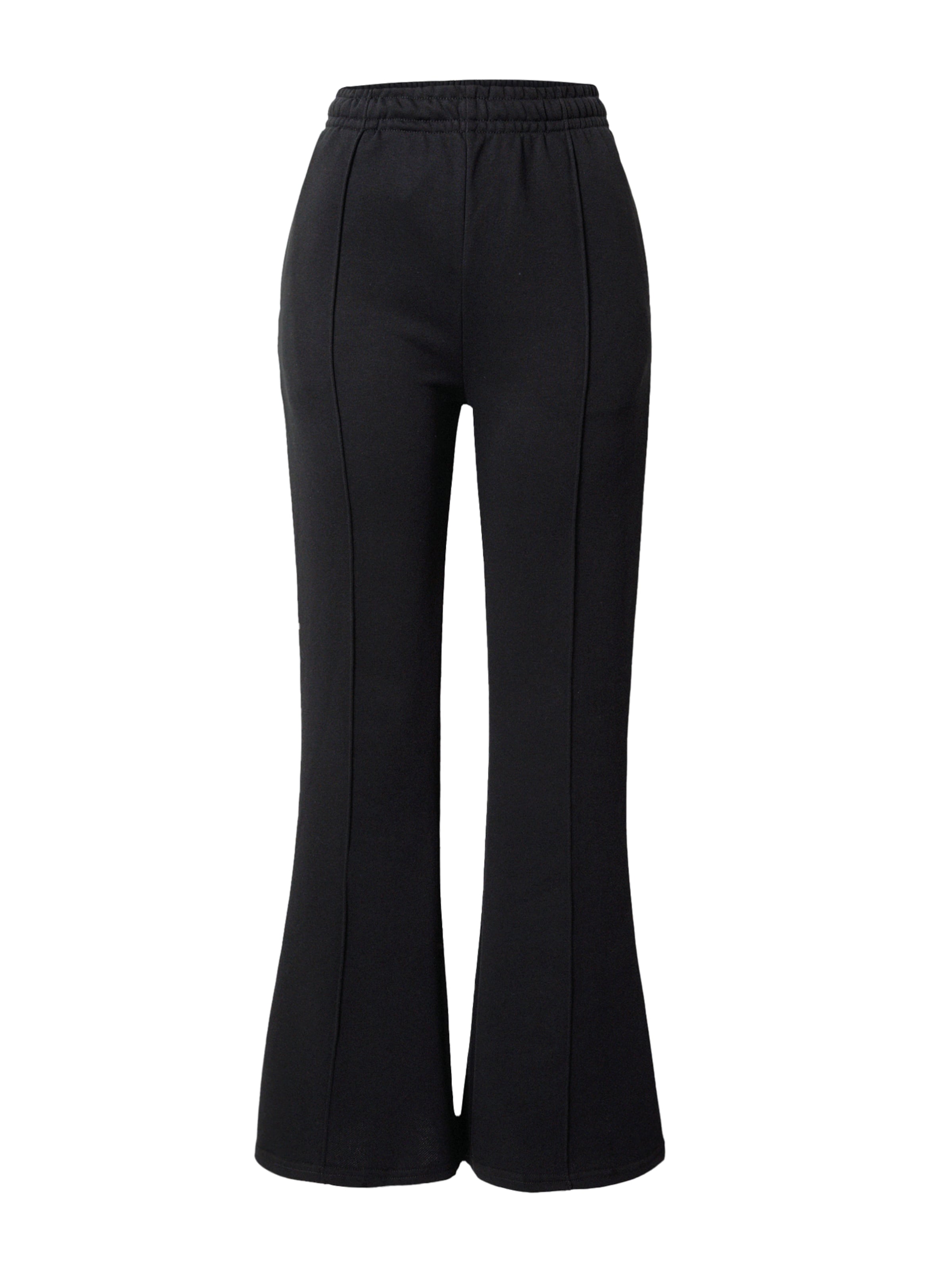 Urban Classics Flared Παντελόνι σε μαύρο: μπροστά