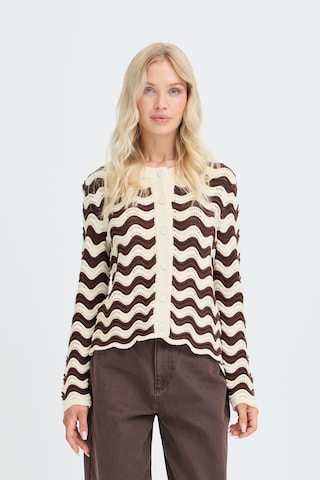 Cardigan b.young en beige : devant