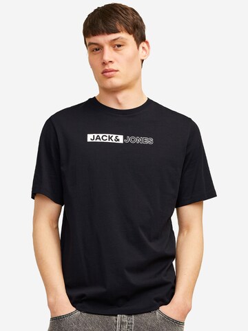 JACK & JONES Shirt 'Corp' in Black: front