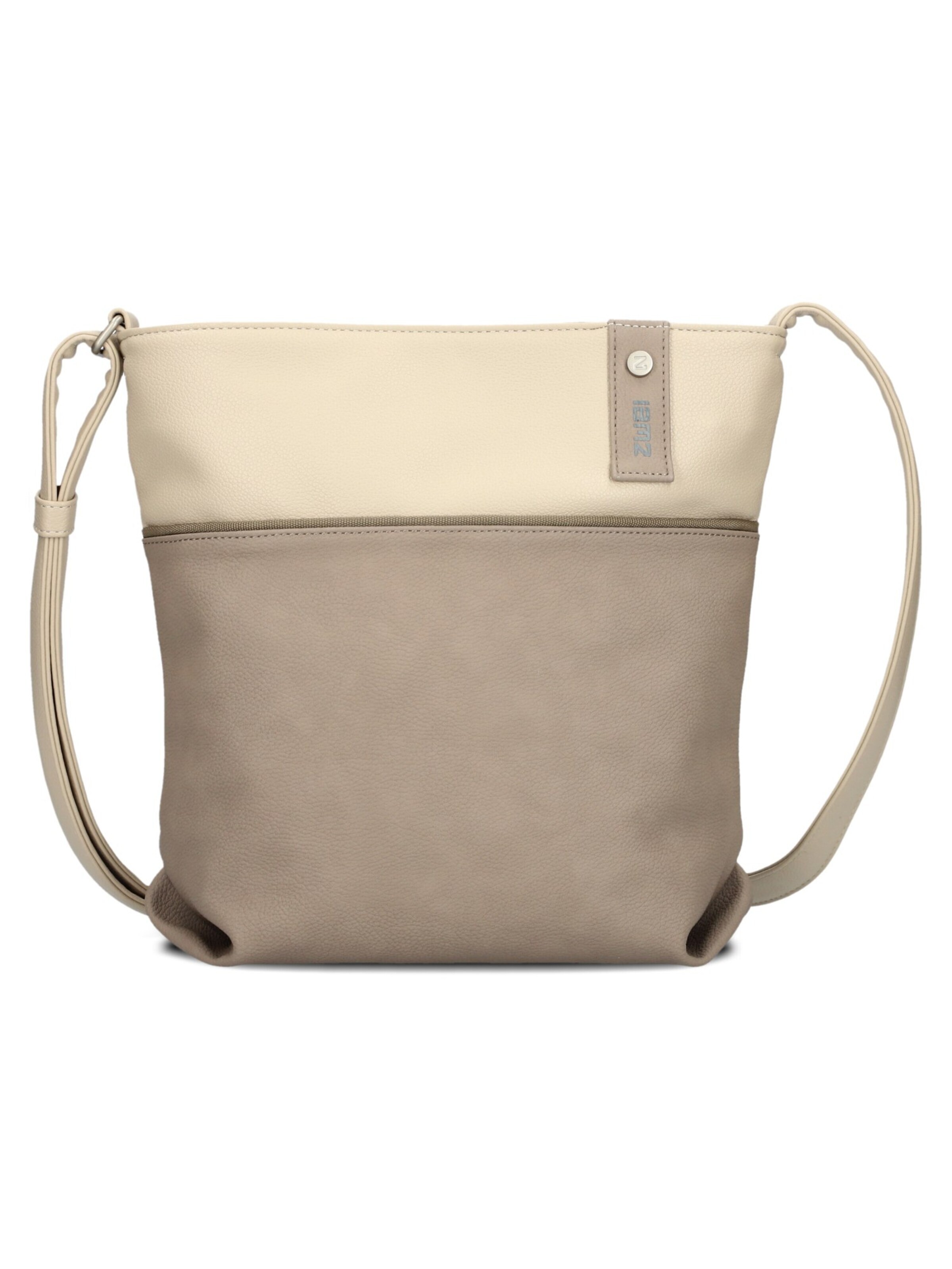 ZWEI Handbag 'JANA J10' in Brown