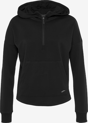 FAYN SPORTS Athletic Sweatshirt in Black: front
