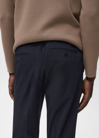 MANGO MAN Slimfit Hose 'Bologna' in Blau