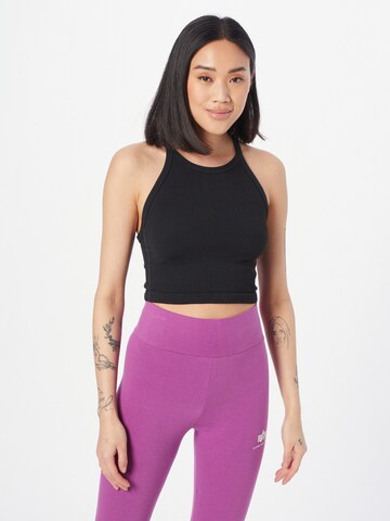 UNDER ARMOUR Top sportowy w kolorze czarny: przód