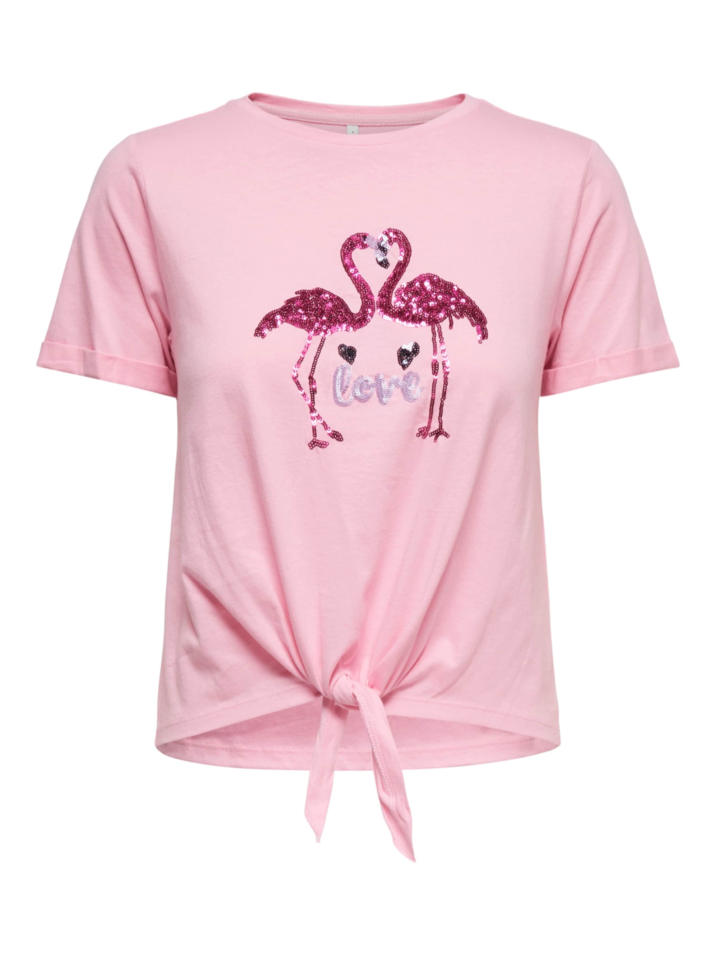 ONLY Tričko 'ONLDORA' - Ružová: predná strana