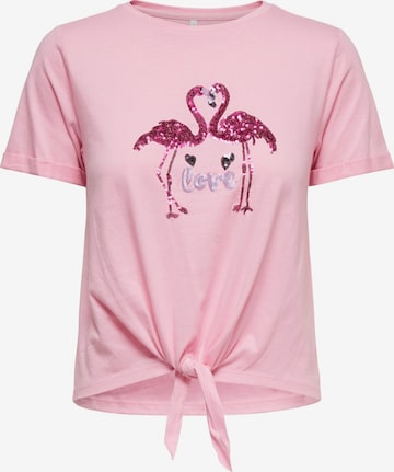 ONLY Tričko 'ONLDORA' - Ružová: predná strana