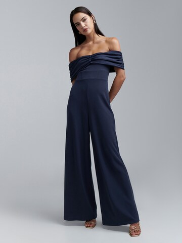 Tuta jumpsuit 'Amalie' di BWLDR in blu: frontale
