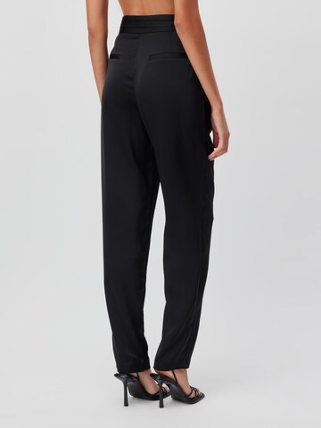 LeGer by Lena Gercke Regular Pleat-front trousers 'Susanne Tall' in Black