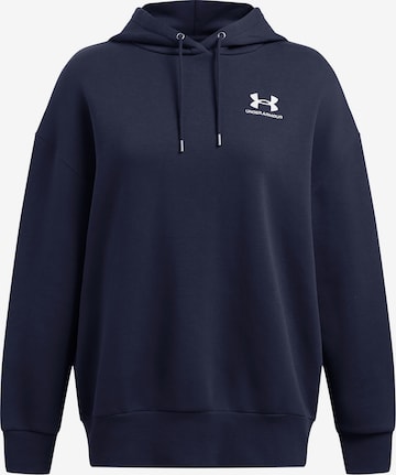 UNDER ARMOUR Athletic Sweatshirt in Blue: front