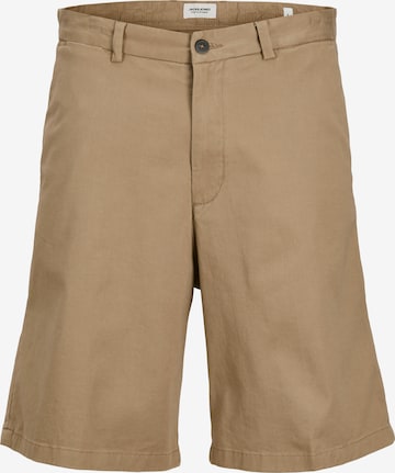 Pantalon chino 'JPSTBill' JACK & JONES en beige : devant
