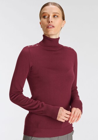 DELMAO Sweater in Red