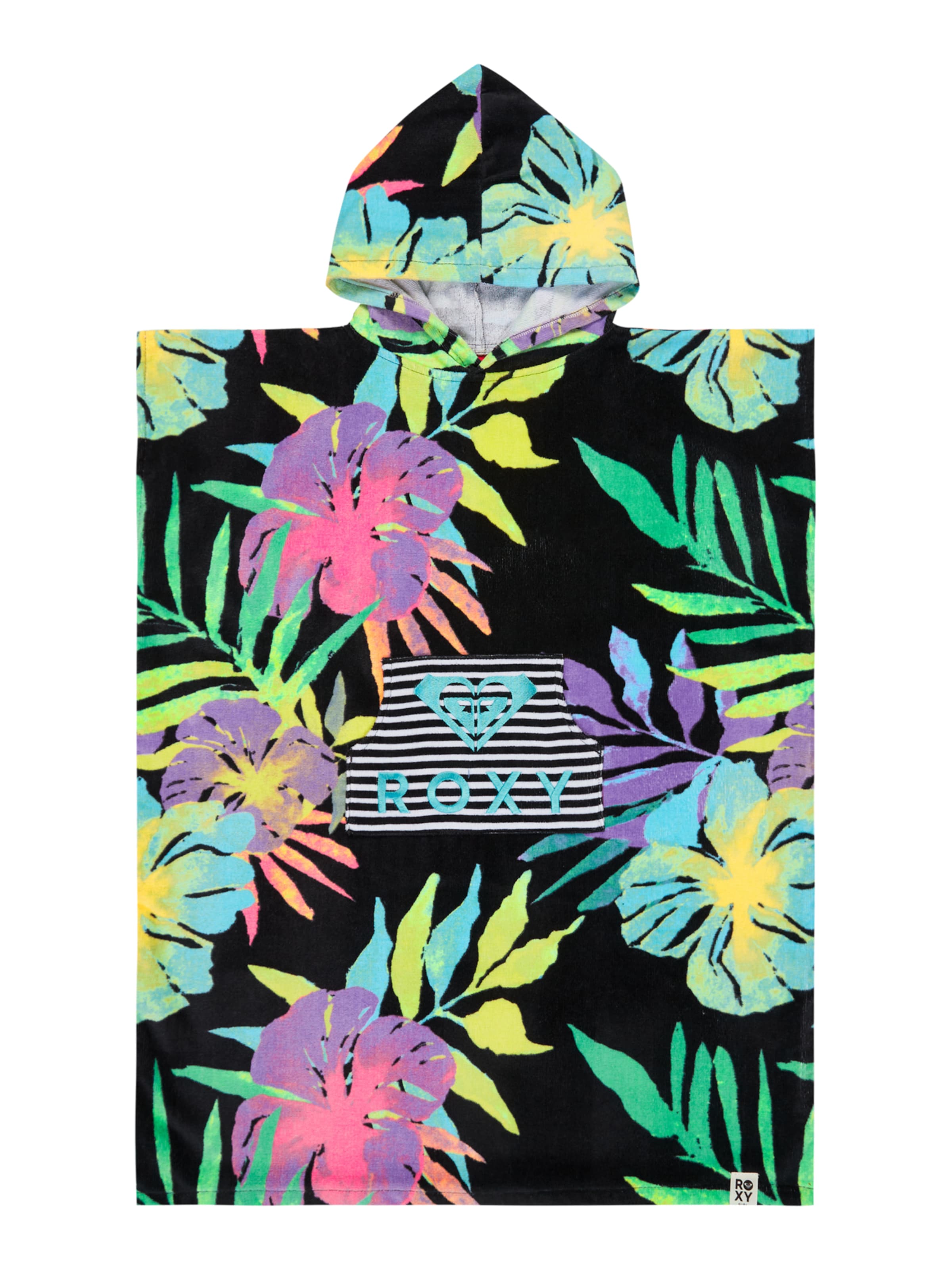 ROXY Bathrobe 'Stay Magical' in Black: front
