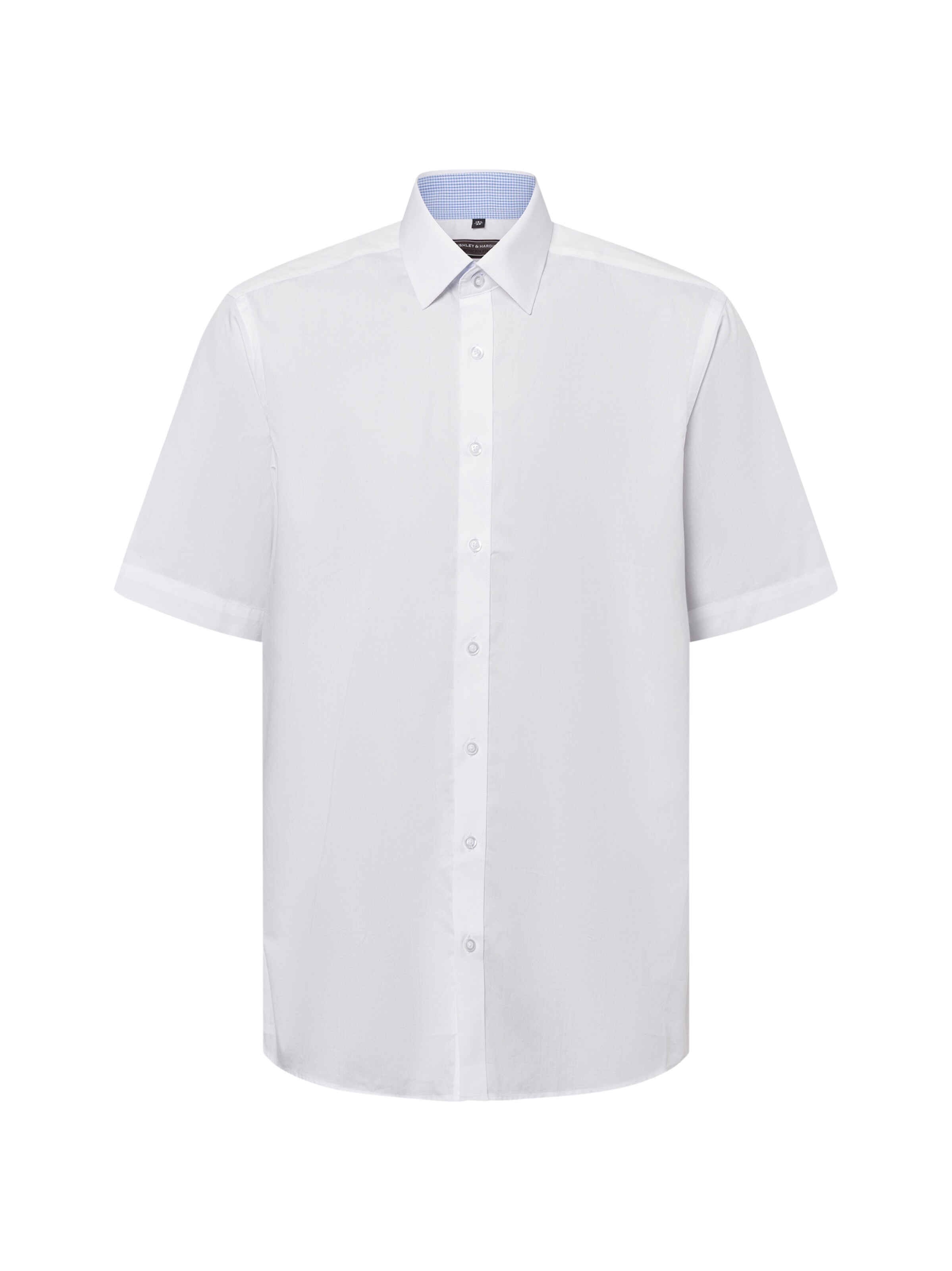 Finshley & Harding Hemd 'Easy Care' in Weiß: Vorderseite