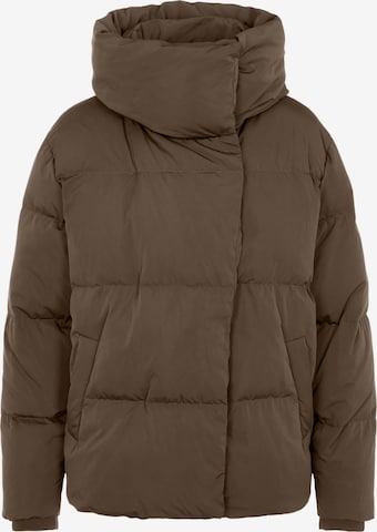 OBJECT Petite Winter Jacket 'Louise' in Brown: front