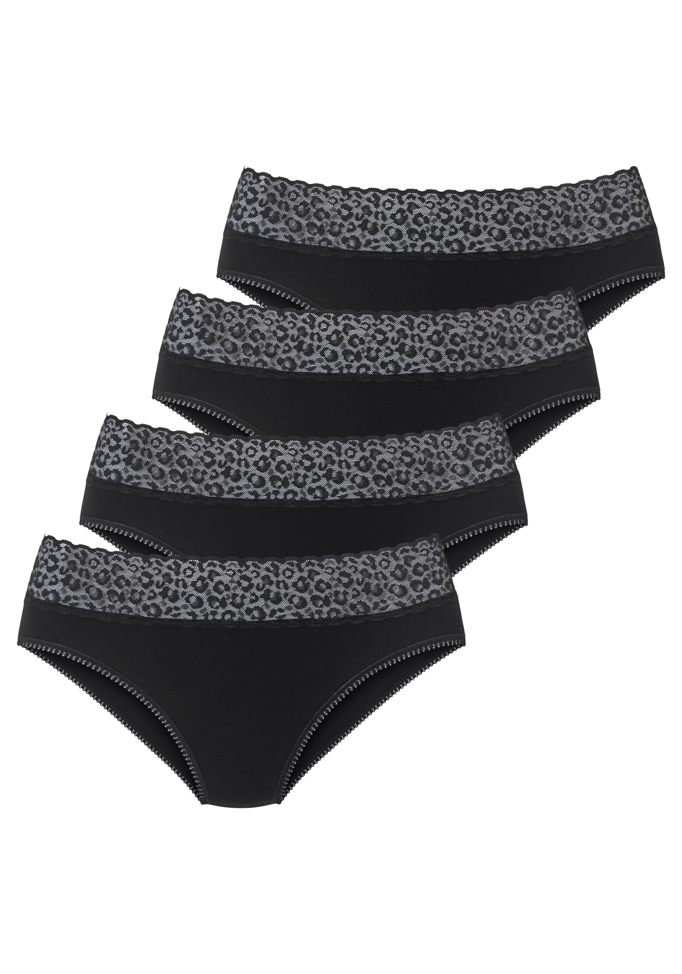 LASCANA Slip in Schwarz: Vorderseite