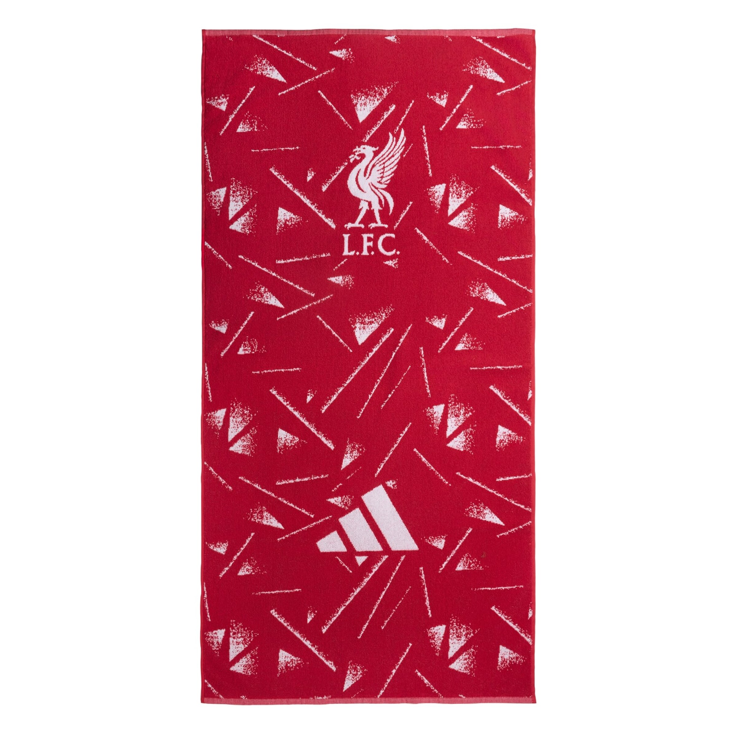 Serviette de plage 'Liverpool FC' ADIDAS PERFORMANCE en rouge : devant