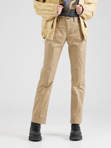 G-Star RAW Regular Broek in Beige: voorkant