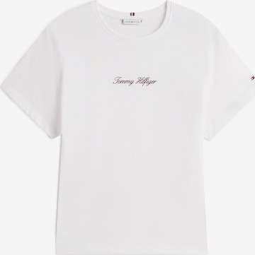 balta Tommy Hilfiger Curve Marškinėliai 'CLASSIC': priekis