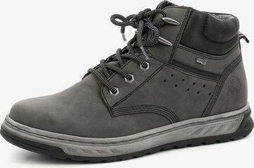Relife Lace-Up Boots in Grey: front