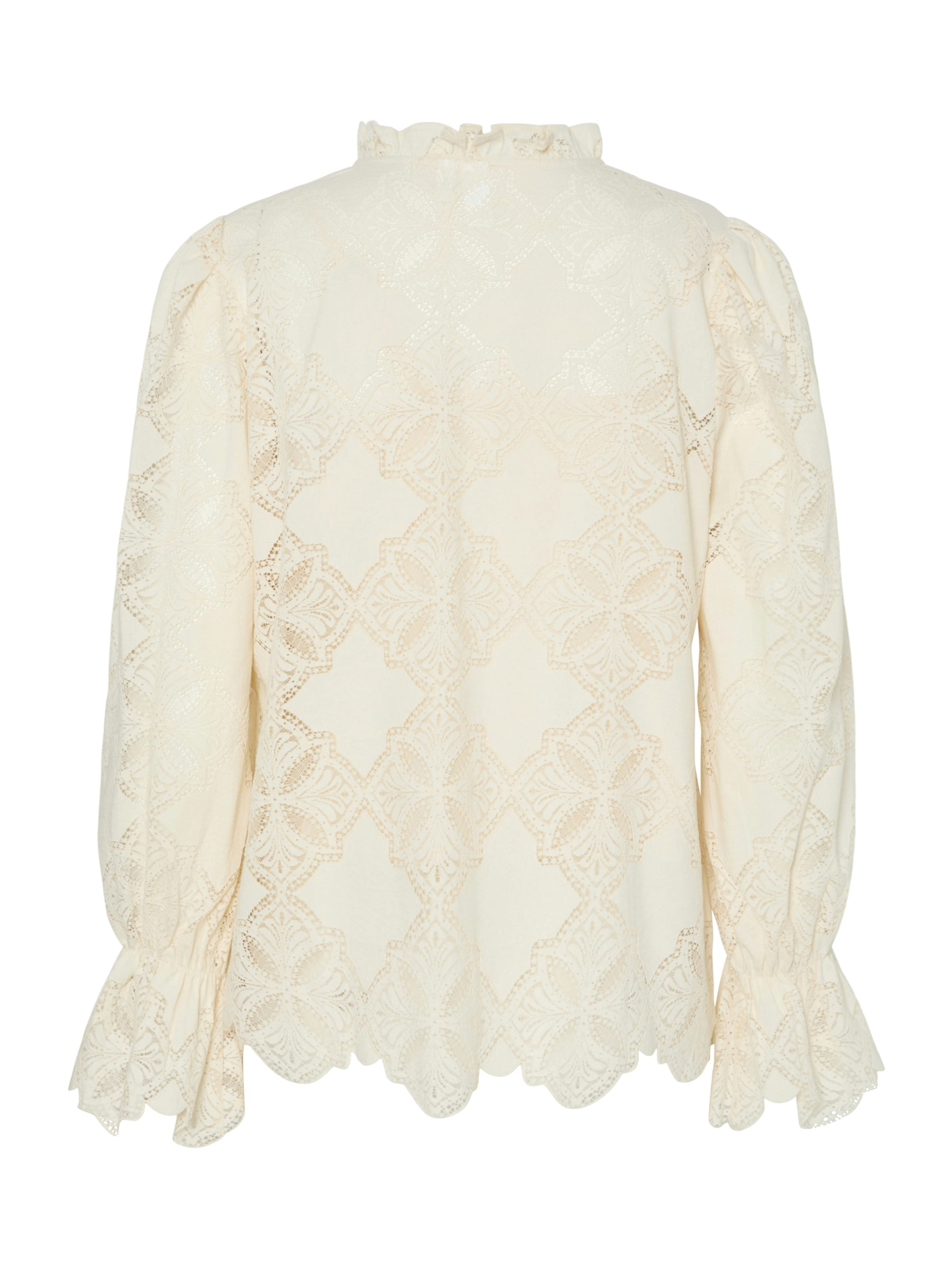 YAS Blouse 'YASSELMI' in Beige