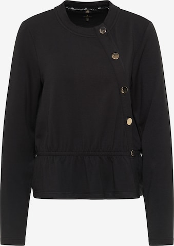 DreiMaster Klassik Knit Cardigan in Black: front