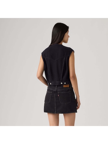 LEVI'S ® Жилетка 'Collarless Shrunken '90s Trucker Vest' в Черный