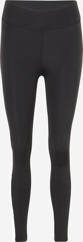 Urban Classics Skinny Leggings in Black: front