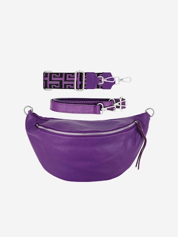 SevaBags Crossbody Bag in Purple: front