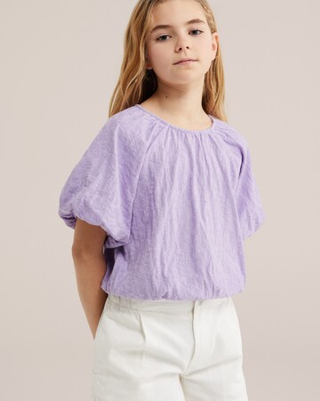 WE Fashion Blus i lila: framsida
