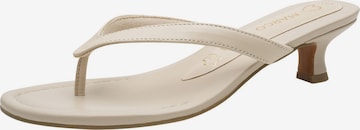 Tongs MARCO TOZZI en beige : devant