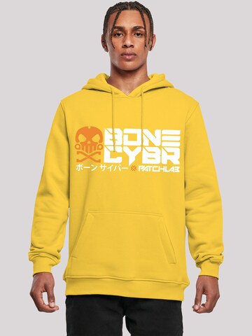 Sweat-shirt 'CYBERPUNK STYLES' F4NT4STIC en jaune : devant