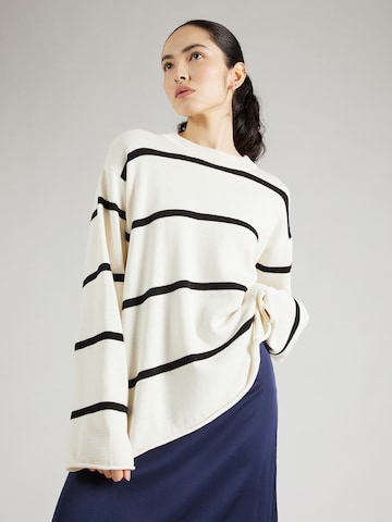 JAN 'N JUNE - Pullover 'MARTA' em branco: frente