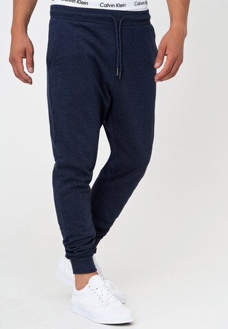 INDICODE JEANS Tapered Broek 'Eberline' in Blauw